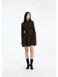 Slinky Knit Polo Dress 1154881667