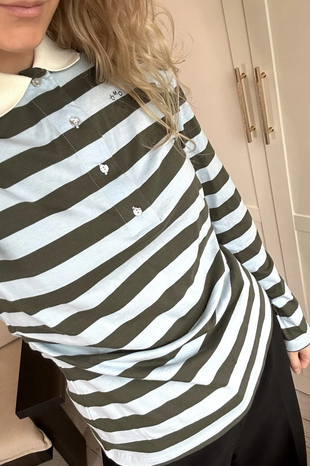 Stetsonmd Ls Stripe Polo 58842