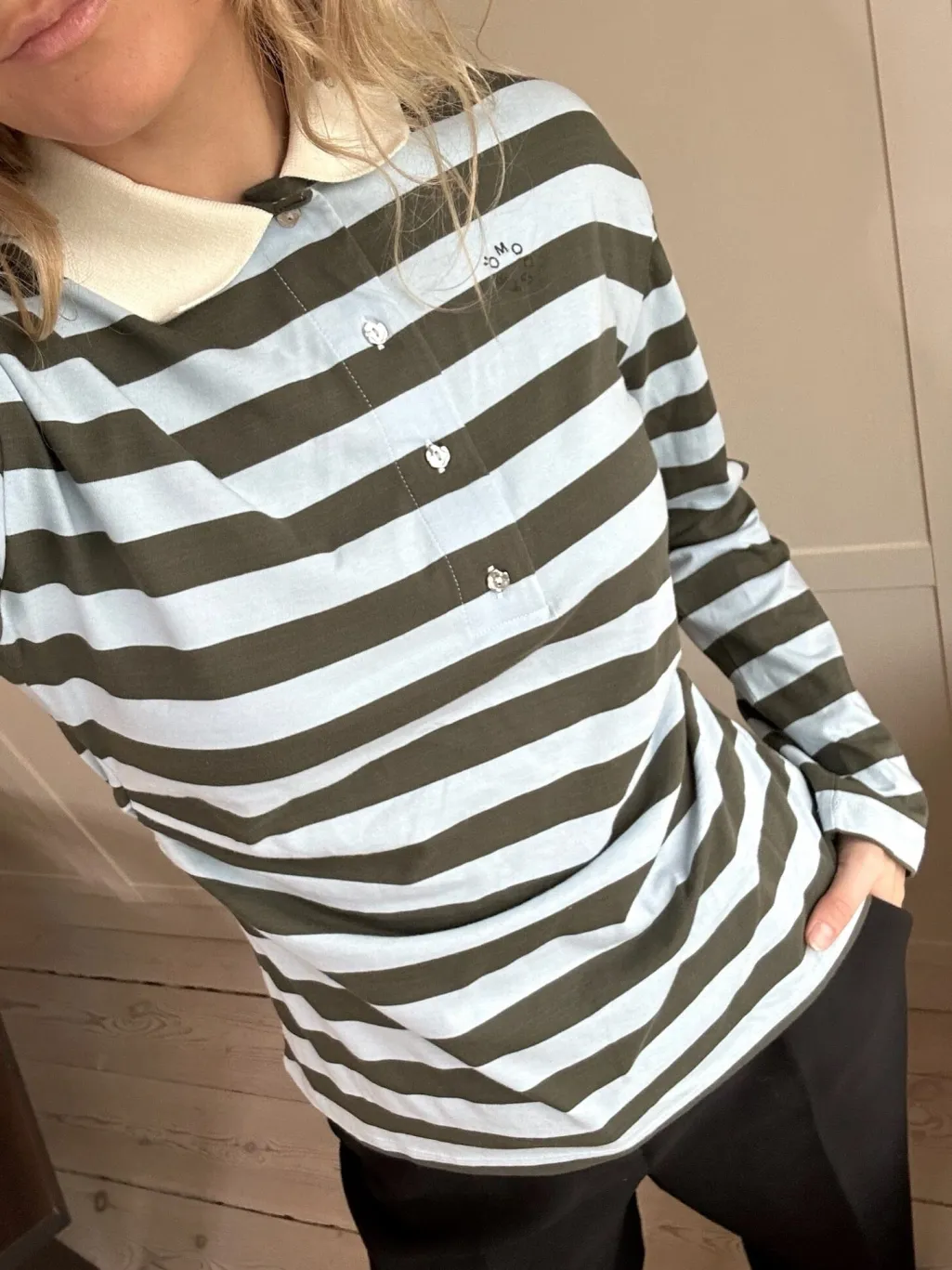 Stetsonmd Ls Stripe Polo 58842