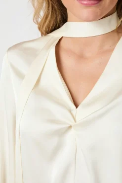 Susanna Heavy Sateen Blouse 165018