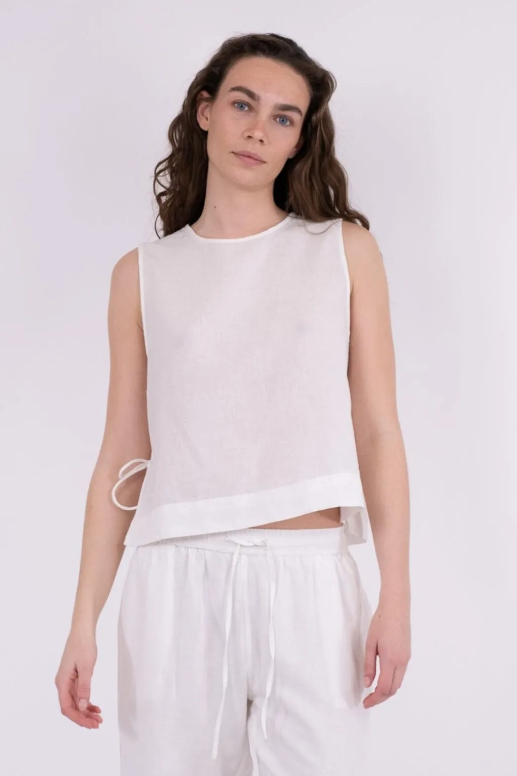 Svetlana Linen Top