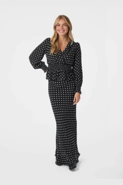 Tamona Crepe Dot Blouse 167939