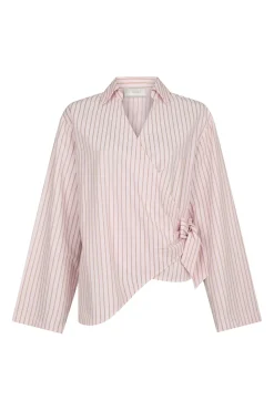 Tifuna Stripe Wrap Shirt 167535