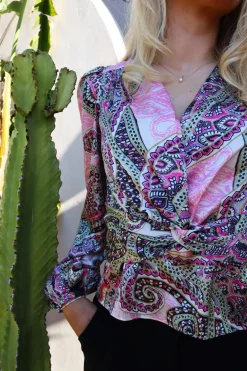 Tiki Ls Twist Blouse 22120