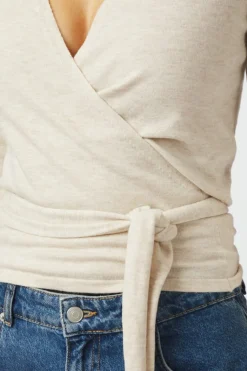 Tilfa Knit Wrap Blouse 166313