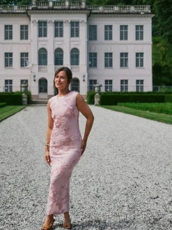 Tiranna Big Flower Mesh Dress 166824