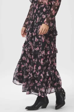 Toddy Marigold Print Skirt 165526