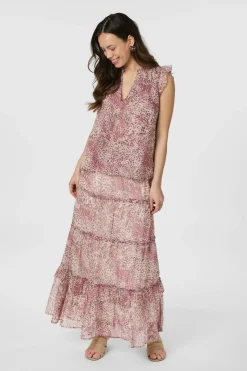 Todo Blur Graphic Skirt 166060