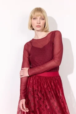 Tova Mesh Blouse 25935