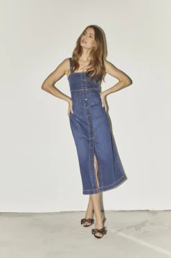 Tylercc Denim Long Dress 36534