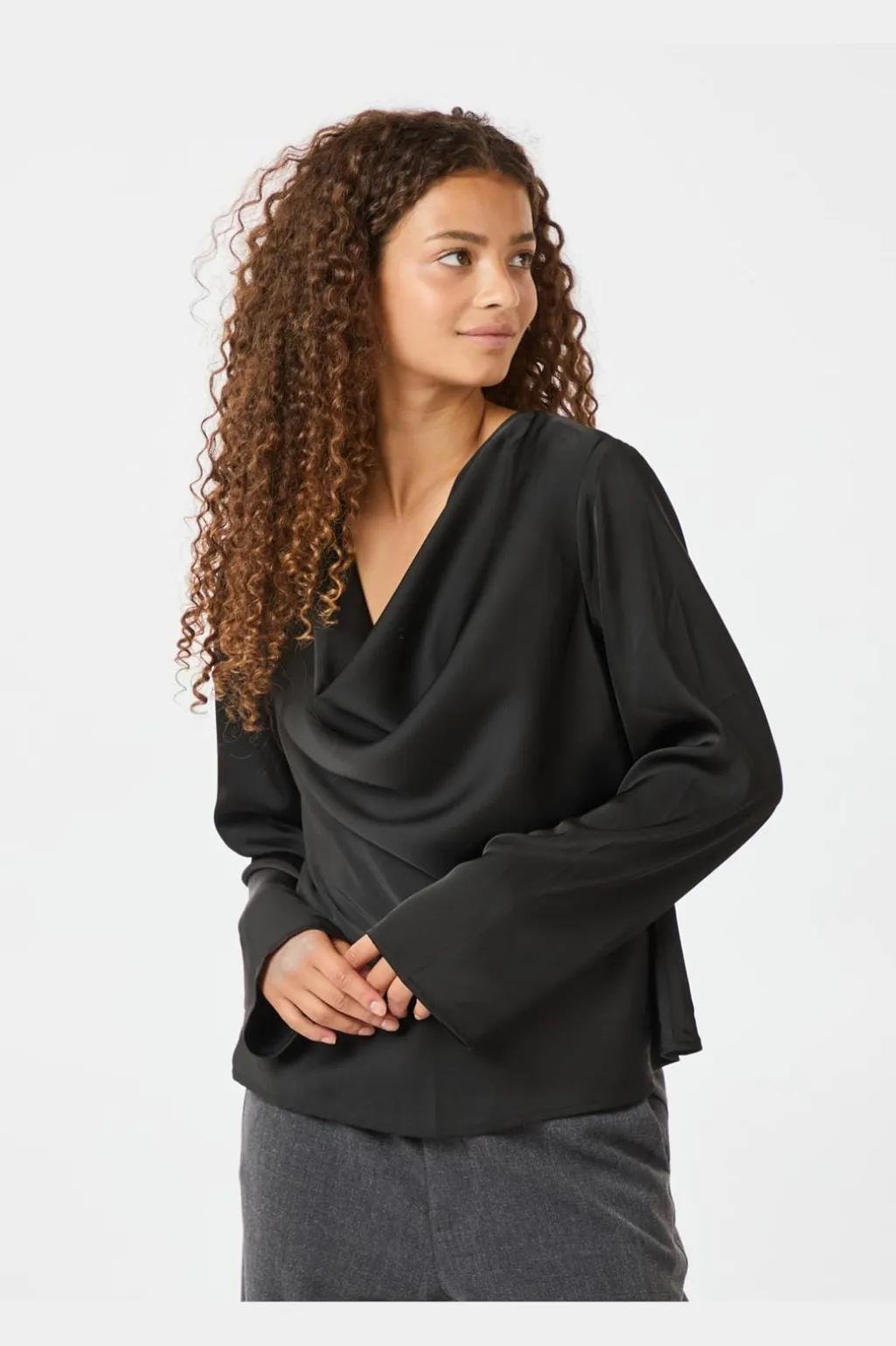 Vallista Soft Satin Blouse 163844