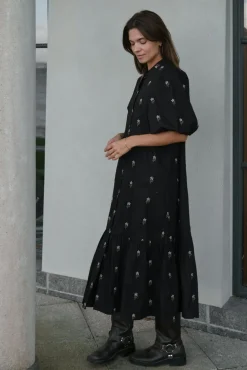 Veronica Flower Emb Dress 166846