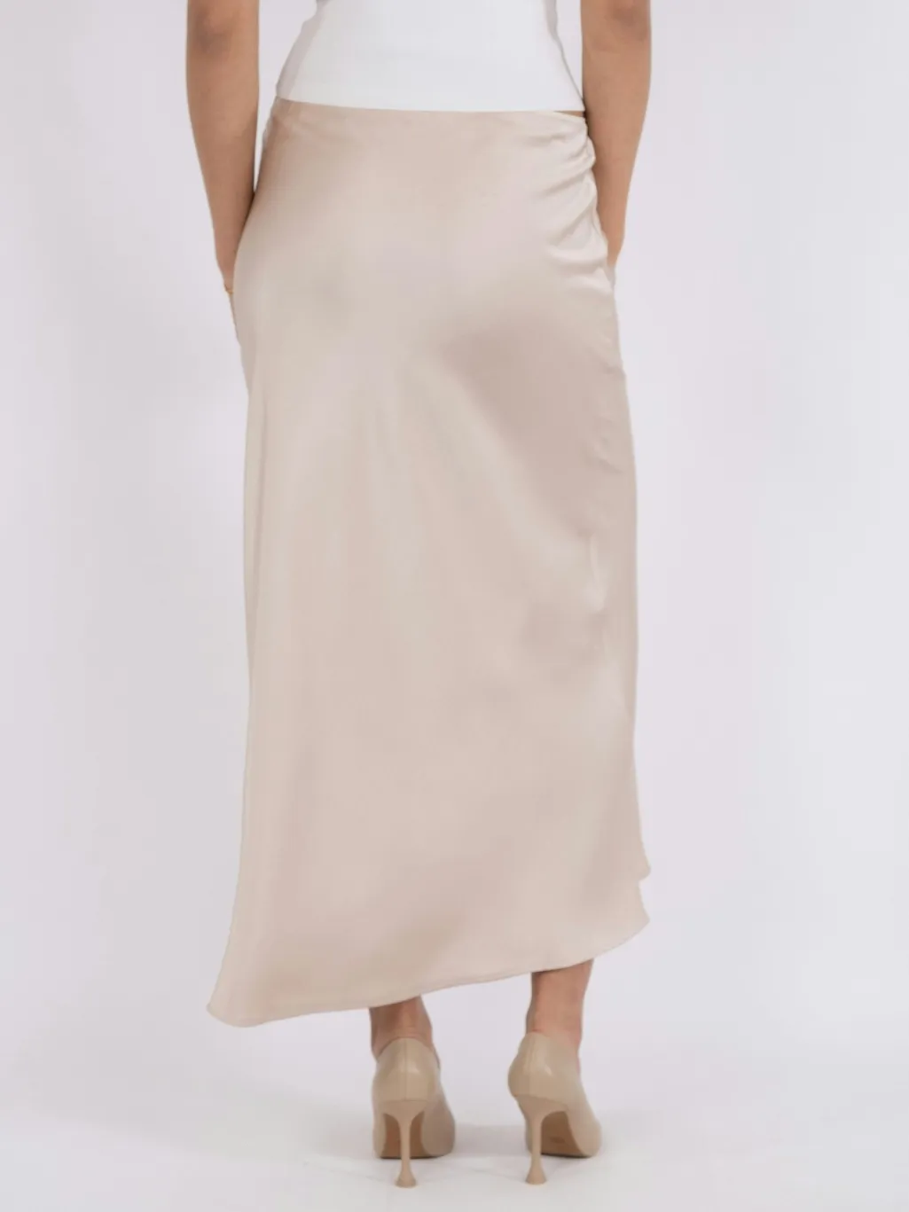 Vicky Heavy Sateen Skirt