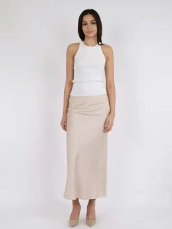 Vicky Heavy Sateen Skirt
