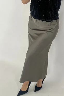 Vicky Heavy Sateen Skirt