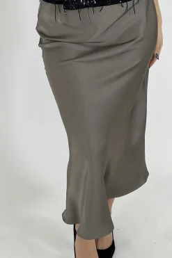 Vicky Heavy Sateen Skirt