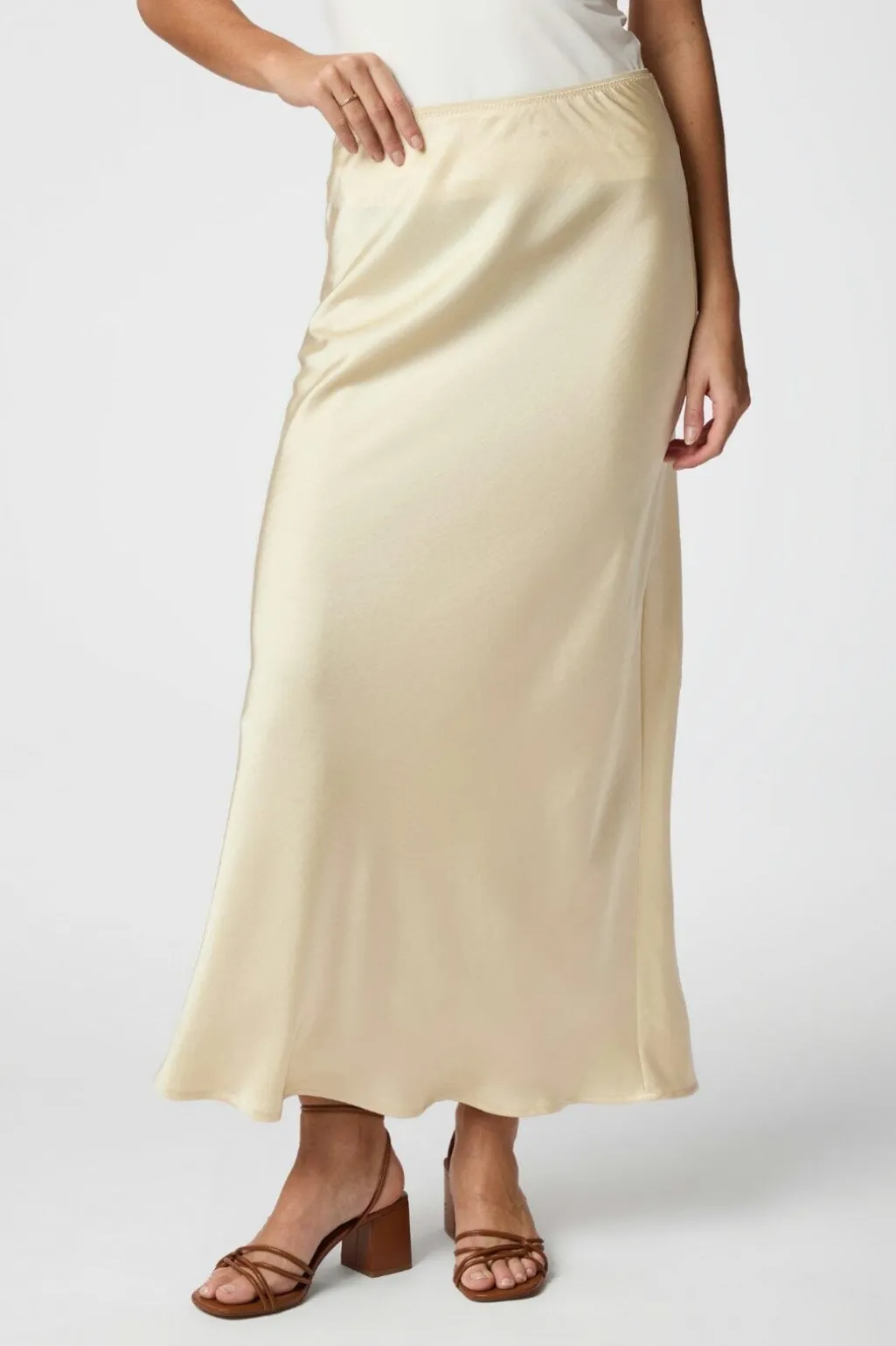 Vicky Heavy Sateen Skirt 159588