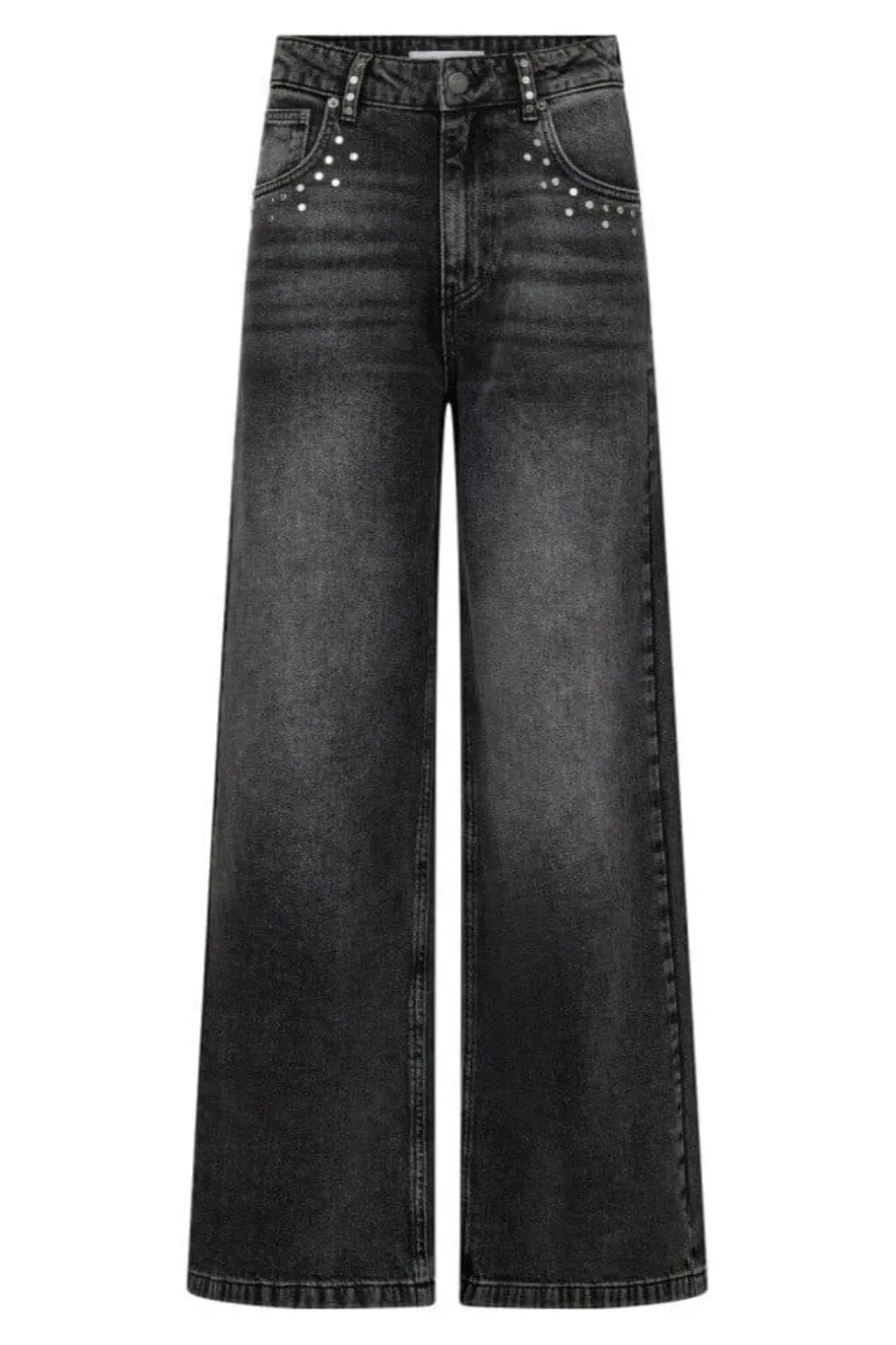 Vickycc Stud Wide Jeans 31638