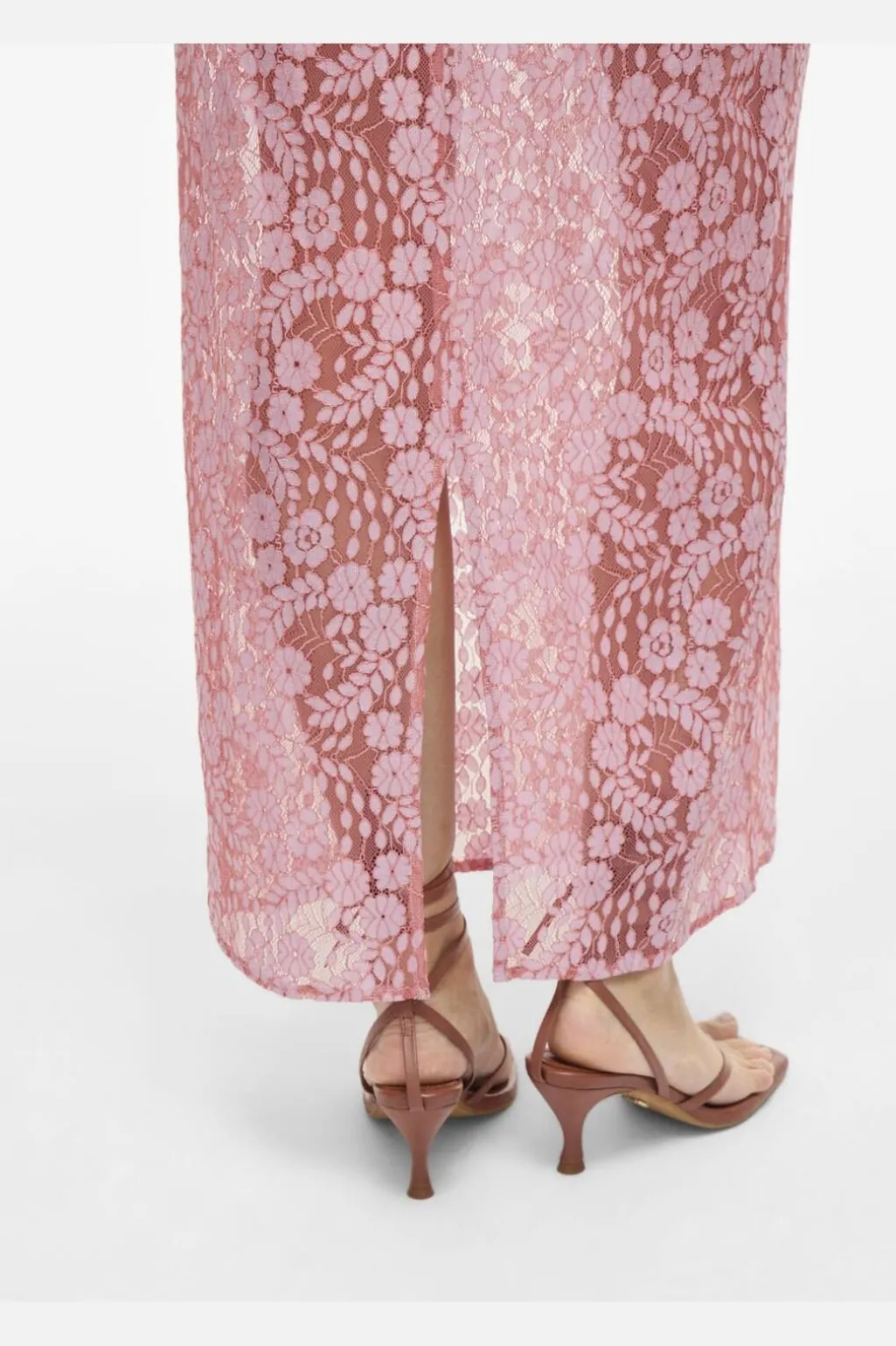 Vihibo Midi Lace Skirt