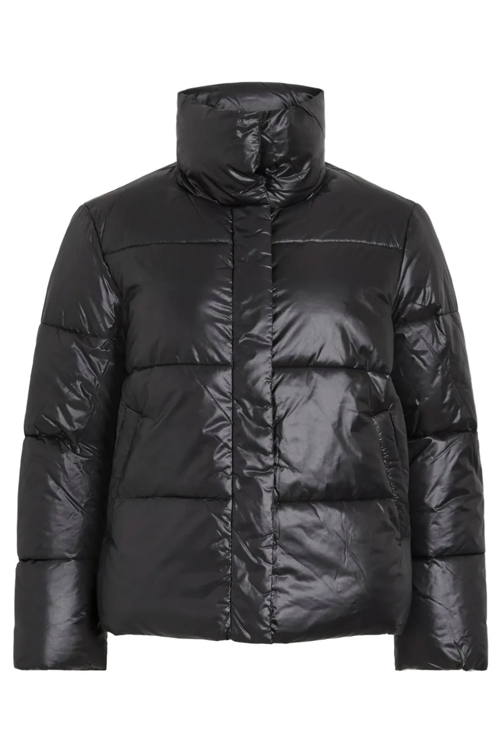 Vilidda L/S Shinny Puffer Short Jacket