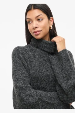 Vimarley L/S Roll Neck Knit Pullover