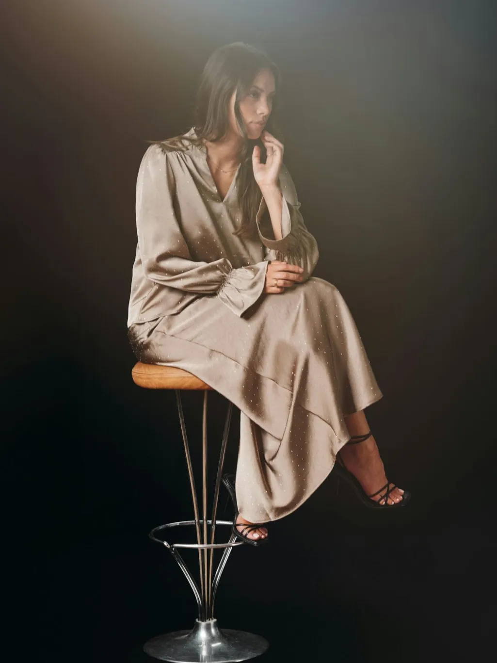 Viso Heavy Sateen Bedaz Skirt 166890