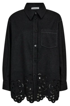 Warrencc Wool Embroidery Shirt 35151