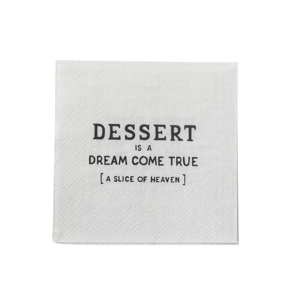 Wendy Serviet, Sort, FSC® Mix, Papir 82062813