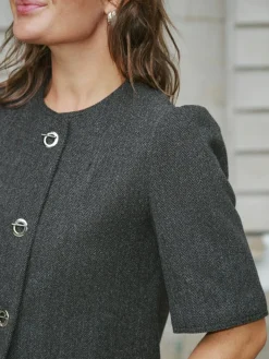 Xanthe Herringbone Blazer 165683