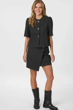 Xanthe Herringbone Blazer 165683