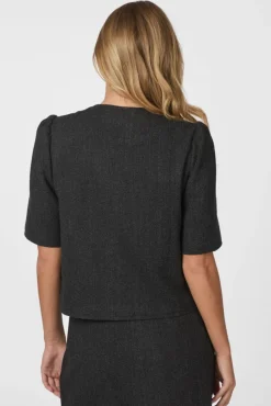 Xanthe Herringbone Blazer 165683