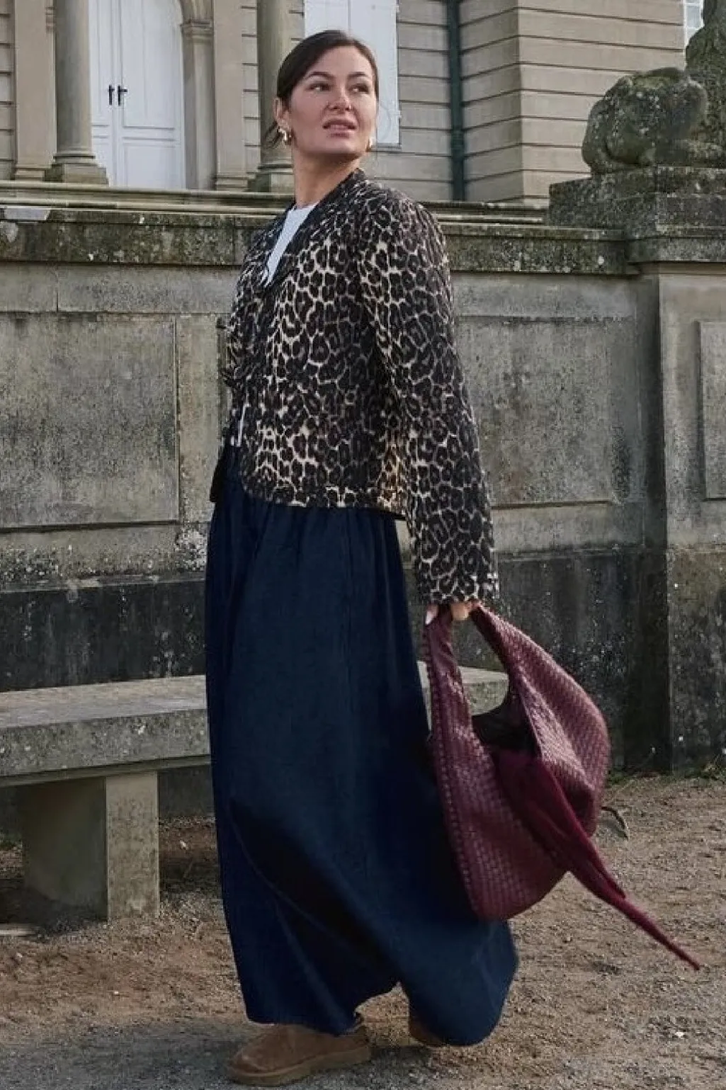 Yara Denim Long Skirt