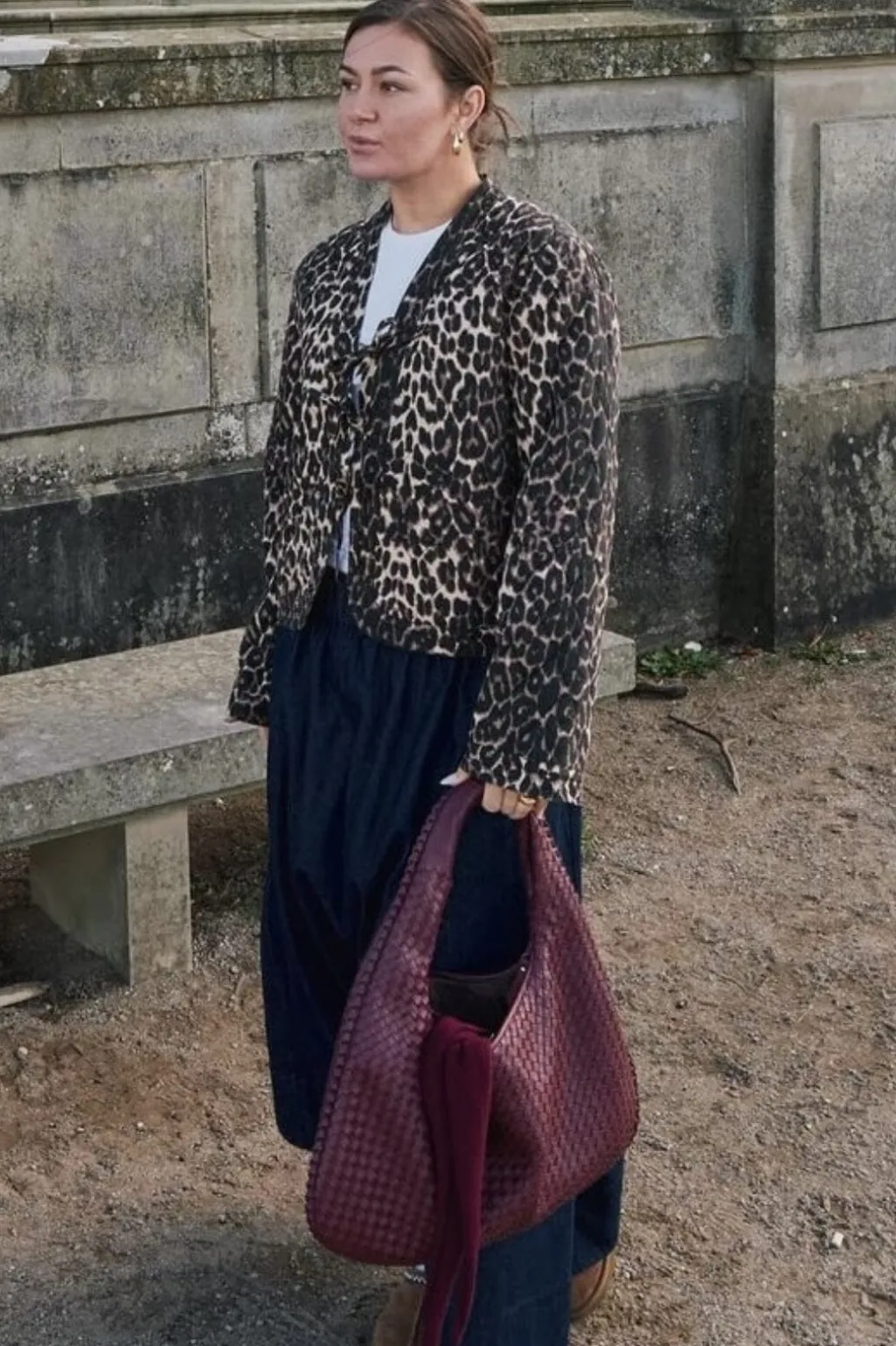 Yara Denim Long Skirt