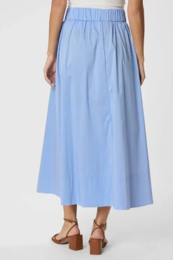 Yara Long Poplin Skirt 163076