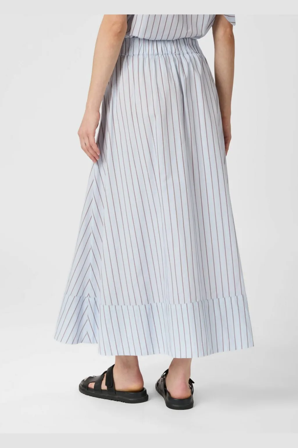 Yara Stripe Long Skirt 165286
