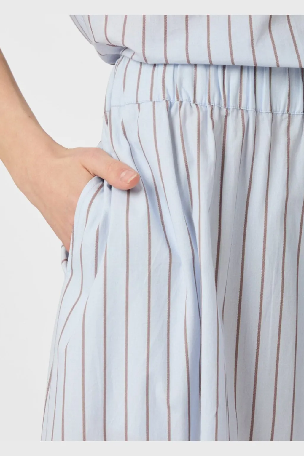 Yara Stripe Long Skirt 165286