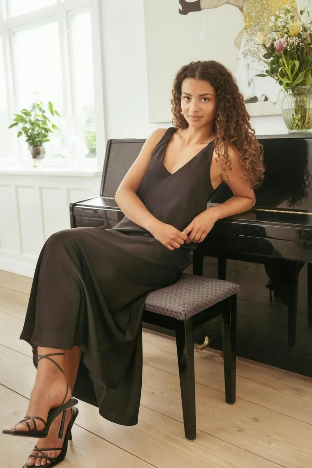 Zakia Heavy Sateen Dress